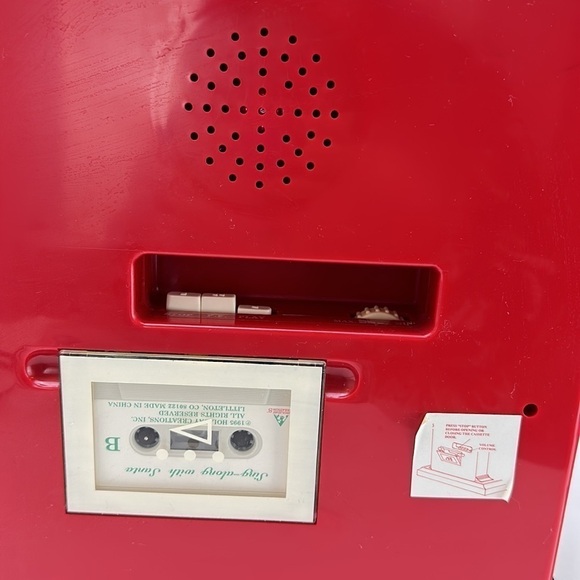 Vtg Holiday Creations Animated Sing Along With Santa Cassette Player With Tape - Picture 4 of 13